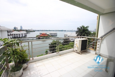 One bedroom apartment with amazing lake view is available for rent in Tay Ho, Ha Noi